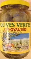Mängden socker i Olives vertes dénoyautées