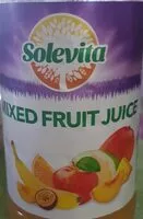 Mängden socker i Mixed fruit juice