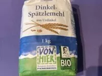 Mängden socker i Dinkel-Spätzlemehl