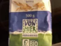 Mängden socker i Haferflocken, kernig