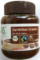 Mängden socker i Zartbitter-Creme