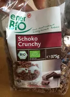 Mängden socker i Ener Bio Schoko Crunchy Schoko Knusper Müsli