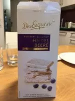 Mängden socker i Heidelbeere Weiße Schokolade