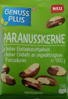 Mängden socker i Paranusskerne