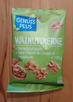 Mängden socker i Genuss Plus Walnusskerne