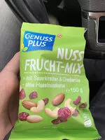Mängden socker i Nuss frucht mix