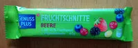 Mängden socker i Fruchtschnitte Beere