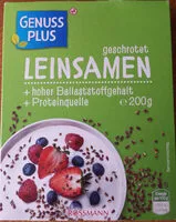 Mängden socker i Leinsamen geschrotet