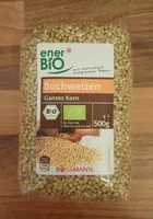 Mängden socker i Buchweizen ganzes korn