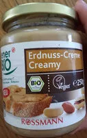Mängden socker i erdnuss-creme creamy