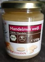 Mängden socker i Purée d'amandes bio