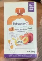 Mängden socker i Apfel Aprikose mango quetschi