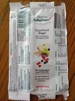 Mängden socker i Mamas Babydream Superfood Riegel mit Cranberry, Aronia & Aronia