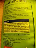 Mängden socker i Honig-Senf Nuss-Mischung