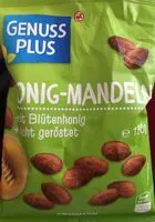 Mängden socker i Honig Mandeln geröstet und süß