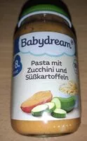 Mängden socker i Pasta mit Zucchini und Süßkartoffeln