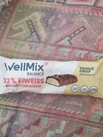 Mängden socker i WellMix Balance - Vanille crisp Geschmack
