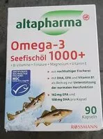 Mängden socker i Omega -3 Seefischöl 1000 +