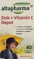 Mängden socker i Zink + Vitamin C Depot