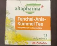 Mängden socker i Fenchel-Anis-Kümmel Tee