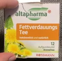 Mängden socker i Fettverdauungs tee