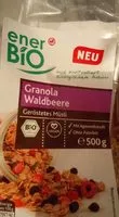 Mängden socker i Granola waldbeere