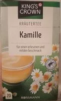 Mängden socker i Kräutertee Kamille