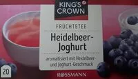 Mängden socker i Heidelbeer Joghurt Früchtetee