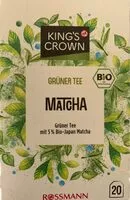 Mängden socker i grüner Tee Matcha