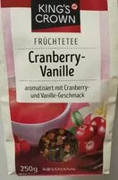 Mängden socker i Früchtetee Cranberry-Vanille