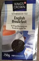 Mängden socker i Schwarzer Tee - English Breakfast