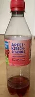 Mängden socker i apfel kirsch schorle
