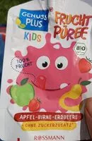 Mängden socker i Fruchtpüree kids