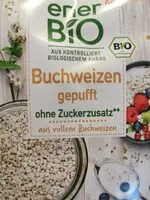 Mängden socker i Buchweizen gepufft