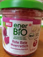 Mängden socker i Rote Beete Meerrettich