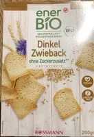 Mängden socker i Dinkel Zwieback