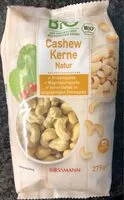 Mängden socker i Cashew Kerne Natur