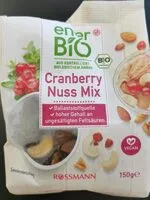 Mängden socker i Cranberry Nuss Mix