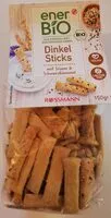 Mängden socker i enerBIO Dinkel Sticks