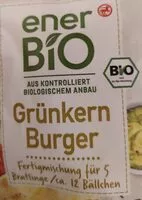 Mängden socker i Grünkern Burger