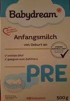 Mängden socker i Pre Anfangsmilch