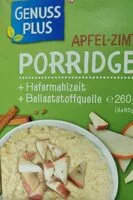Mängden socker i Apfel Zimt Porridge