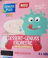 Mängden socker i Desert-Genuss Erdbeere