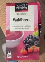 Mängden socker i Früchtetee waldbeere