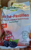 Mängden socker i Frische- Pastillen
