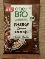 Mängden socker i Porridge Schoko-Kakaonibs