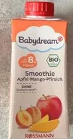 Mängden socker i Babydream Smoothie