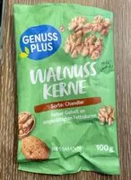 Mängden socker i Walnusskerne