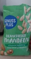 Mängden socker i Blanchierte Mandeln