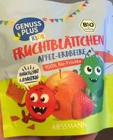 Mängden socker i Fruchtblättchen Apfel-Erdbeere